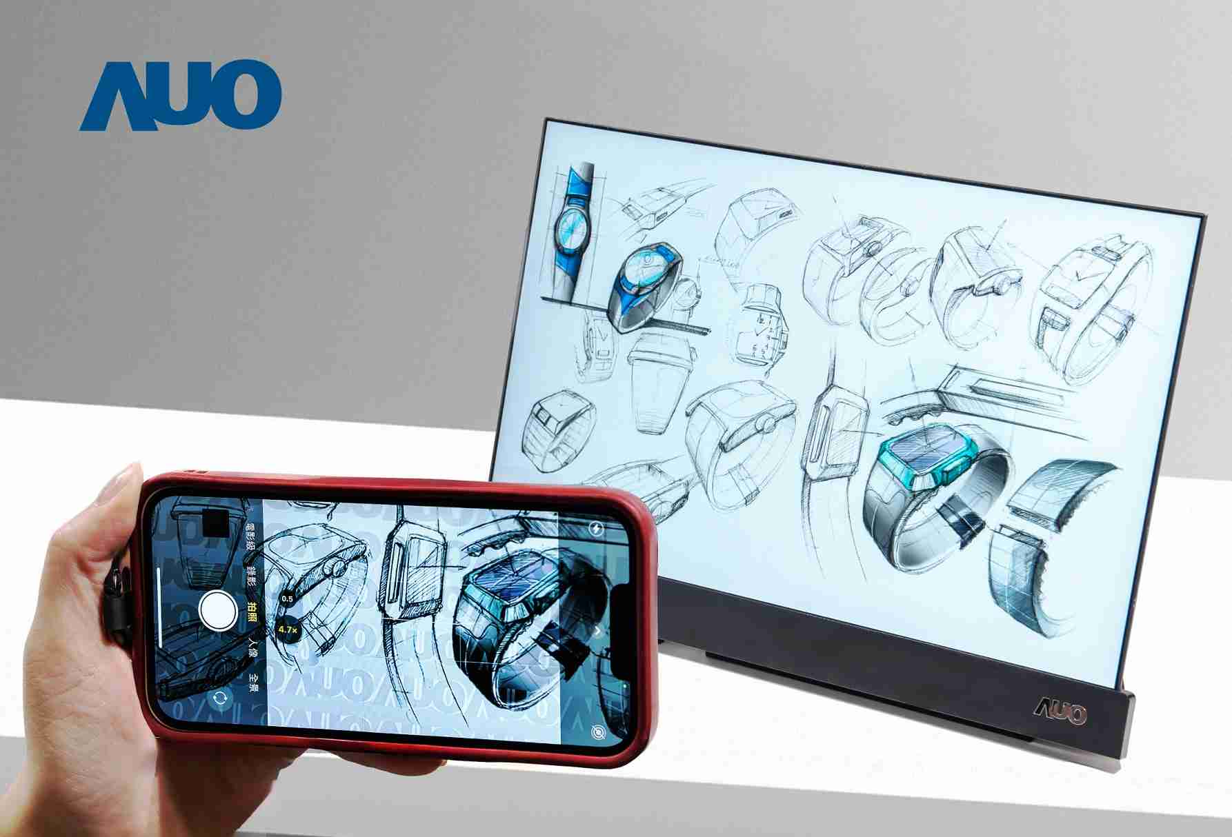 28国际16吋防窥显示器，，，采用人眼无法察觉、、、、相机拍摄时才显现的隐藏式水印技术，，，未来可结合AI镜头侦测周围环境，，，实时开启或关闭水印，，，，大幅提升在公共场域使用显示器的安全性