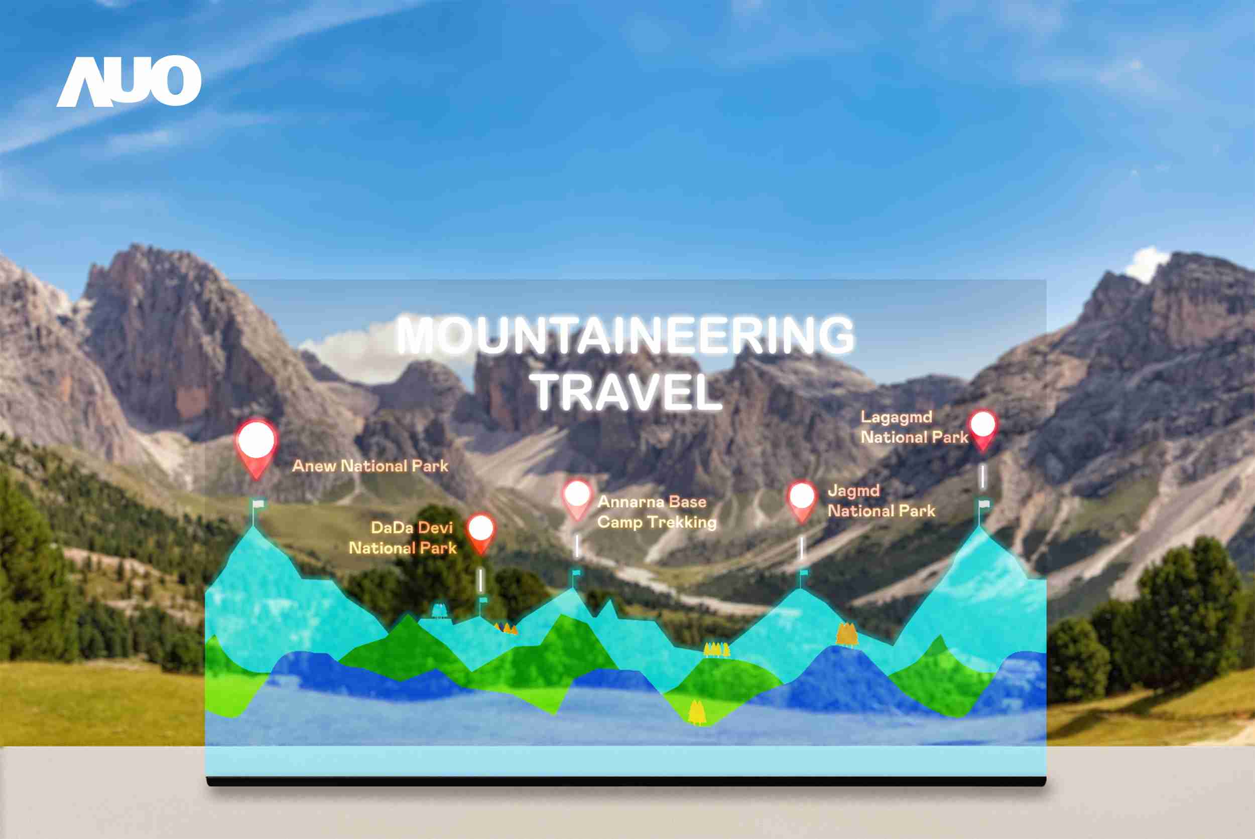 28国际展示全球单片尺寸最大(*)42吋透明Micro LED显示器拼接而成的〝64吋透明Micro LED显示器〞，，具备高透明度、、、1,000 nits高亮度、、广色域、、采用三边无边框的无缝拼接等多重特色，，，，呈现超高清、、、细腻画质而不遮挡后方视觉，，，，满足层峰需求，，可广泛运用于零售、、艺术展览或商业空间等场域